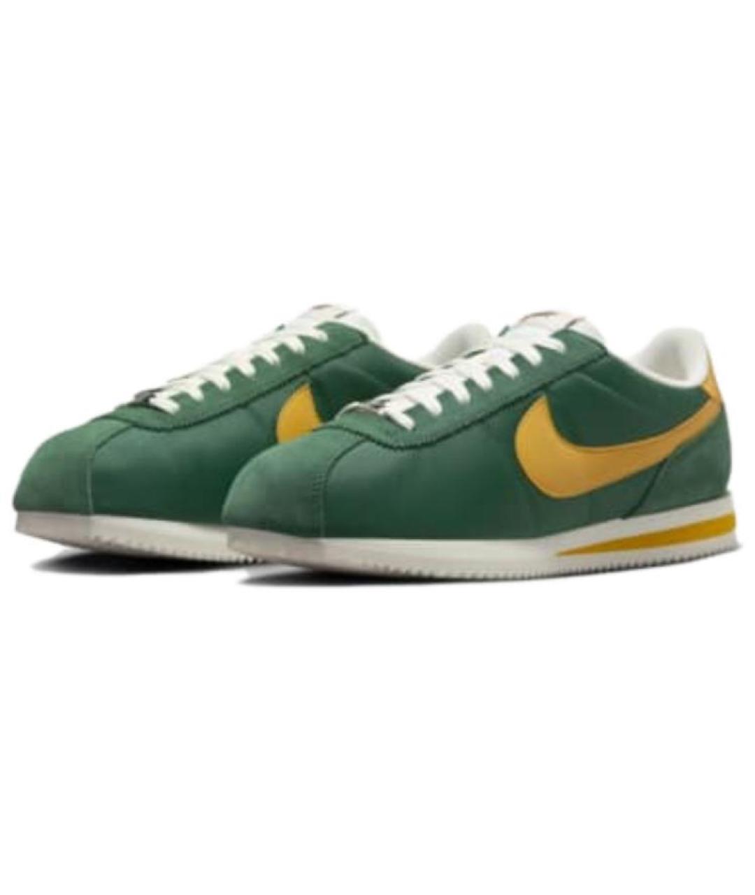 NIKE Зеленые низкие кроссовки / кеды, фото 3