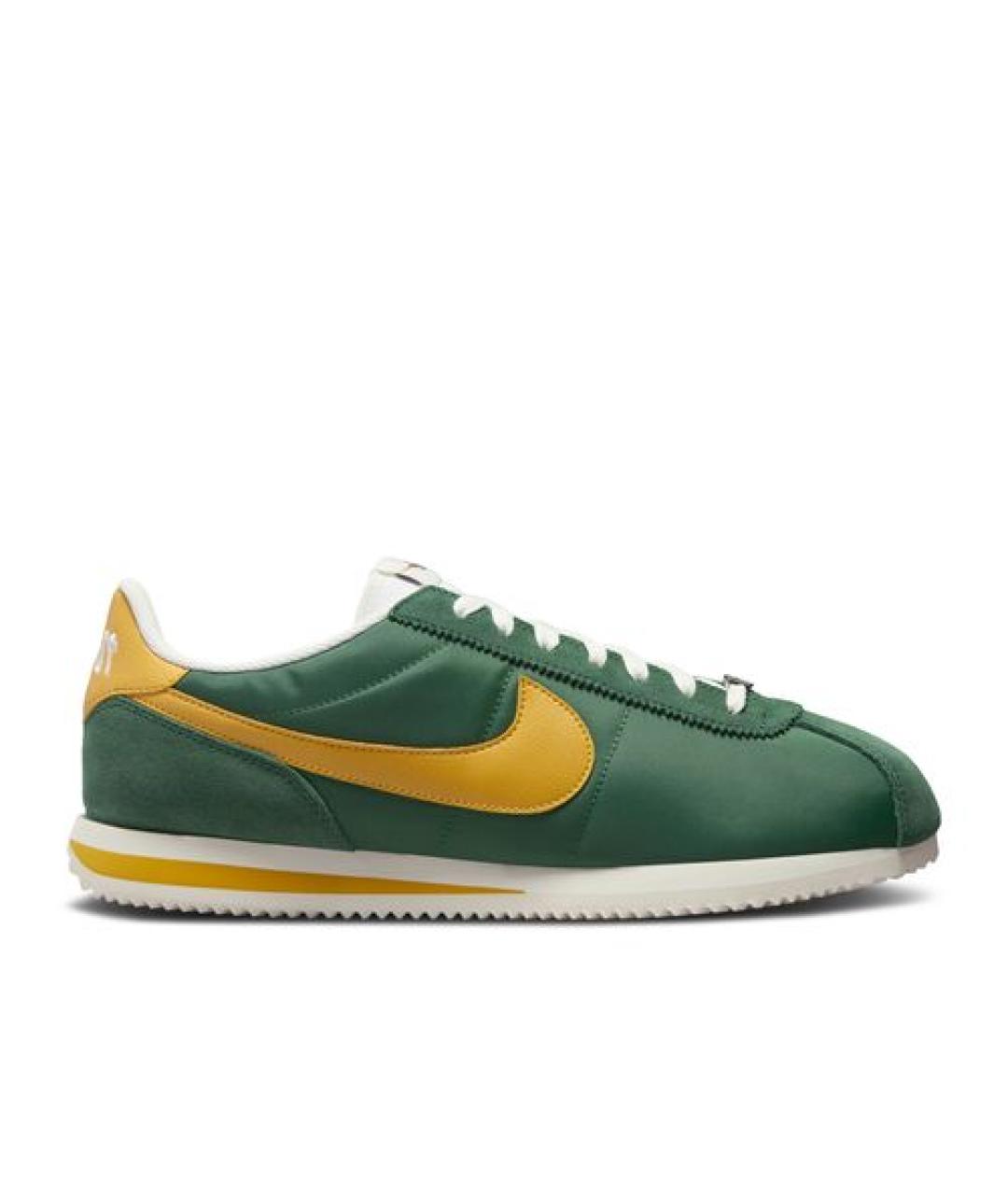 NIKE Зеленые низкие кроссовки / кеды, фото 1