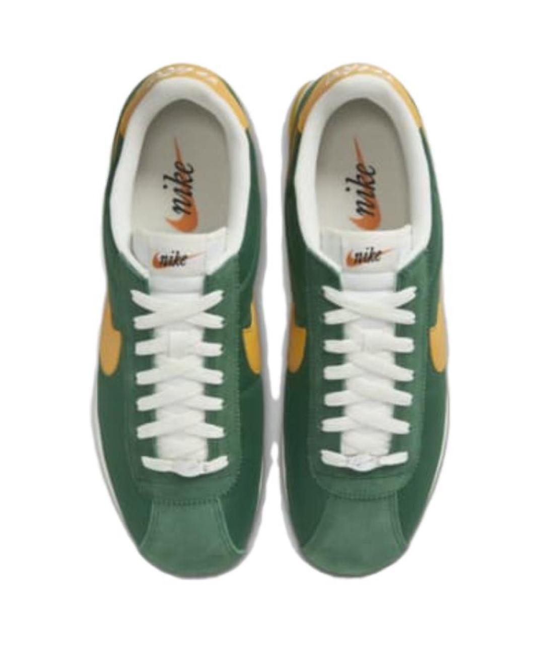 NIKE Зеленые низкие кроссовки / кеды, фото 4