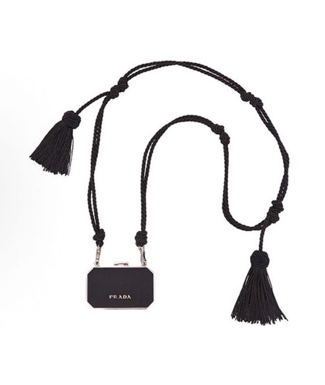 PRADA Черный кошелек, фото 4