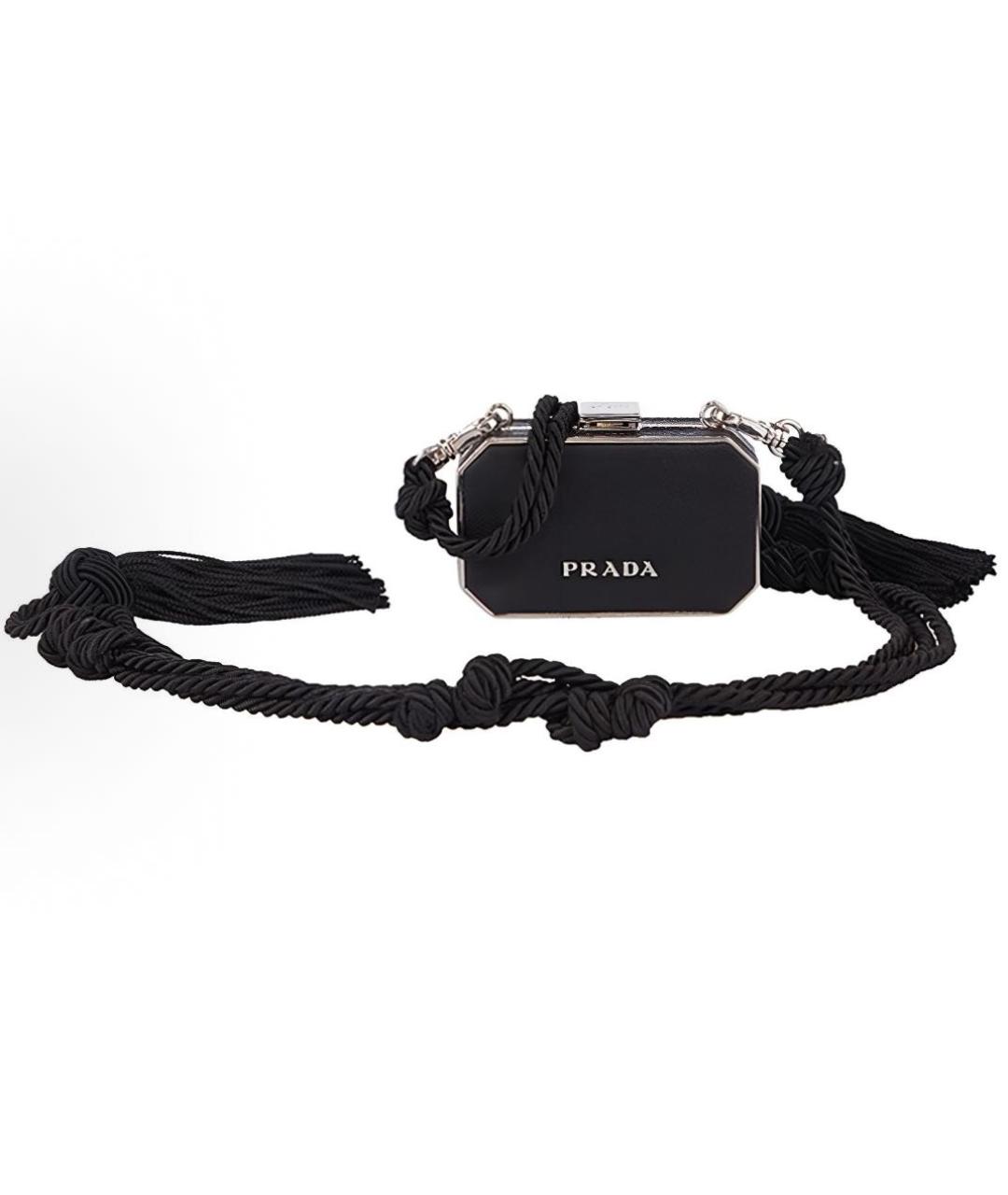 PRADA Черный кошелек, фото 2