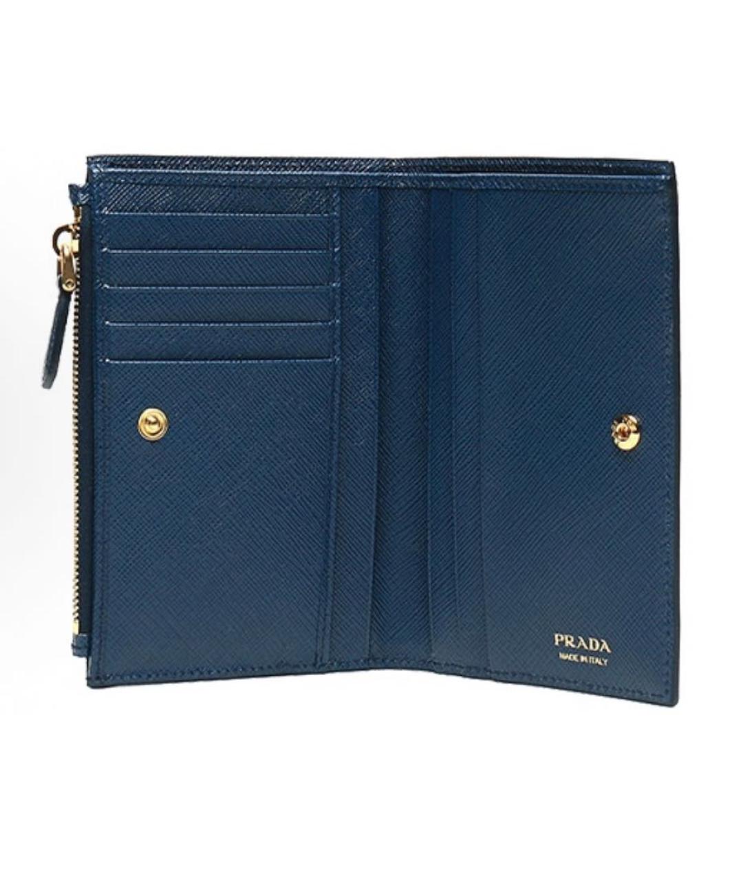 PRADA Темно-синий кошелек, фото 4