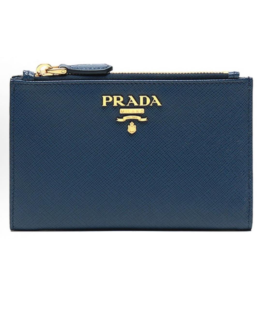 PRADA Темно-синий кошелек, фото 5
