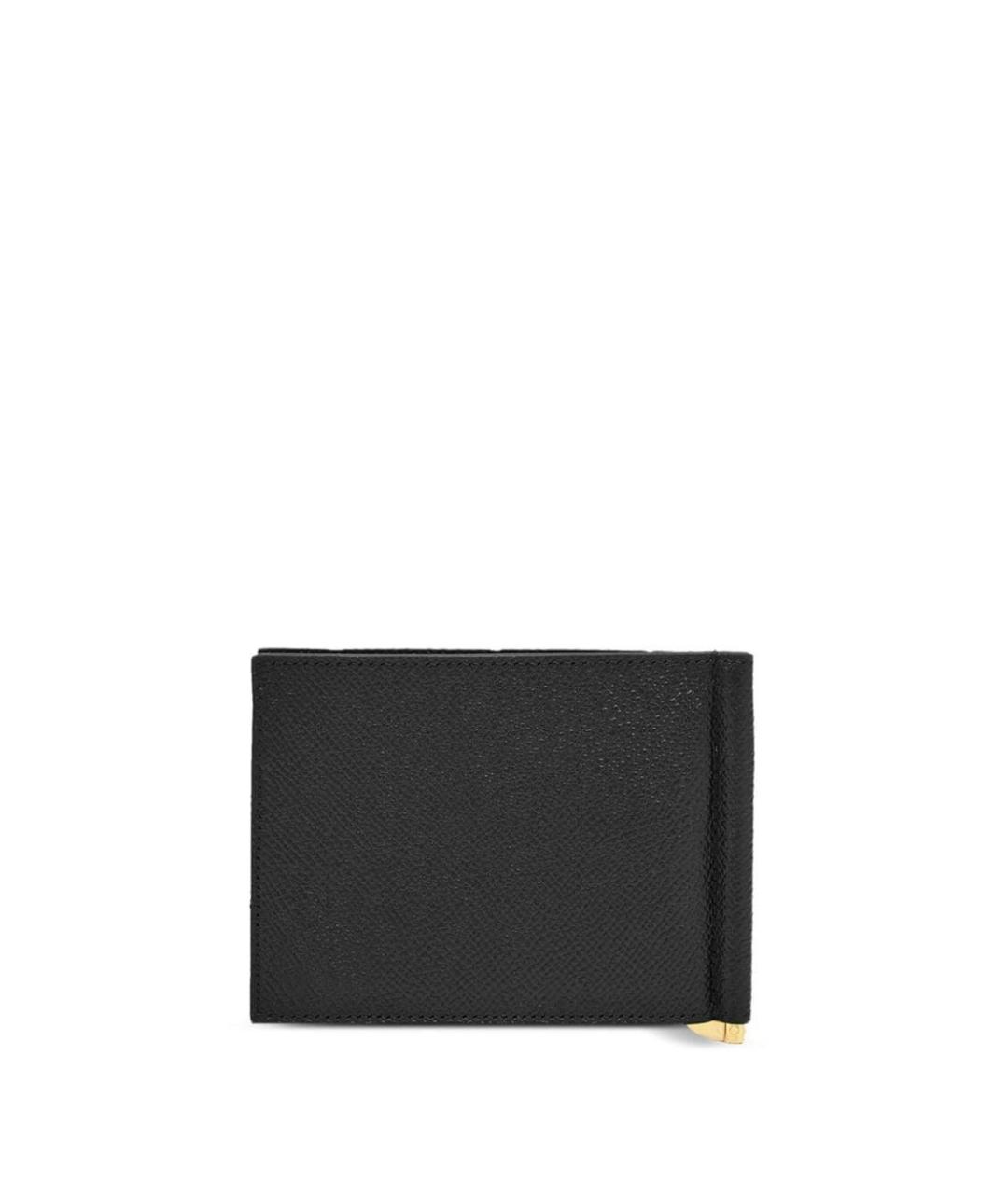 FERRAGAMO Черный кожаный кошелек, фото 5