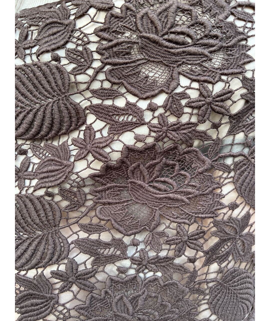 BLUMARINE Коричневая хлопковая юбка мини, фото 8