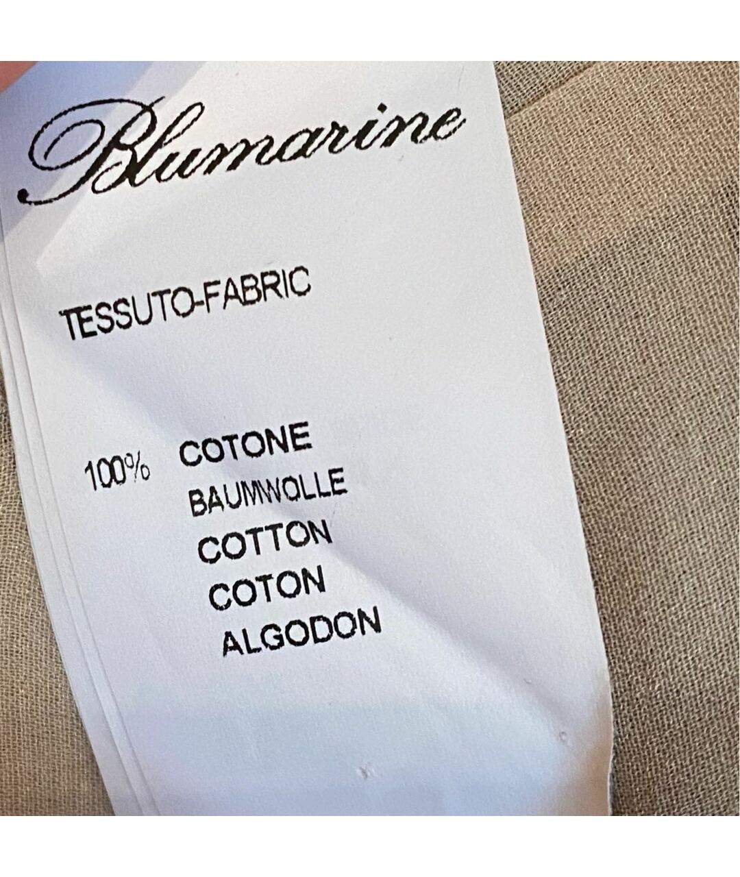 BLUMARINE Коричневая хлопковая юбка мини, фото 6