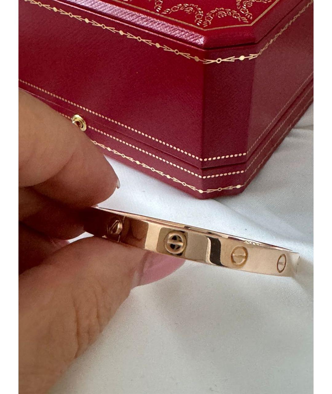CARTIER Золотой браслет из розового золота, фото 3