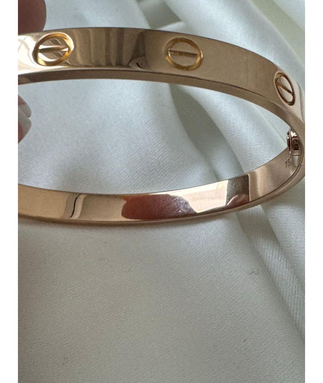 CARTIER Золотой браслет из розового золота, фото 7