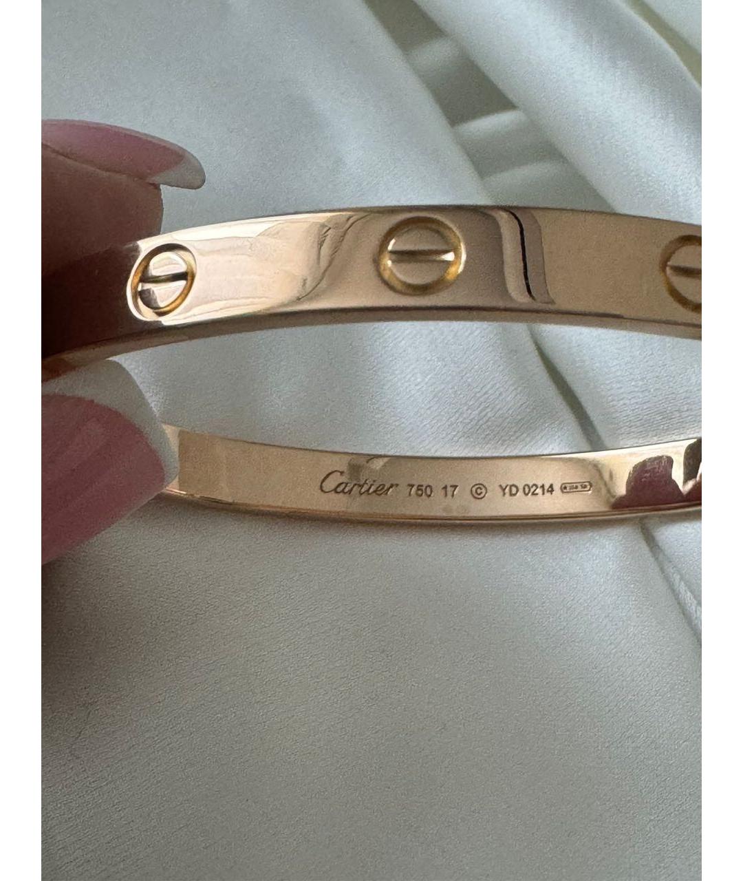 CARTIER Золотой браслет из розового золота, фото 5