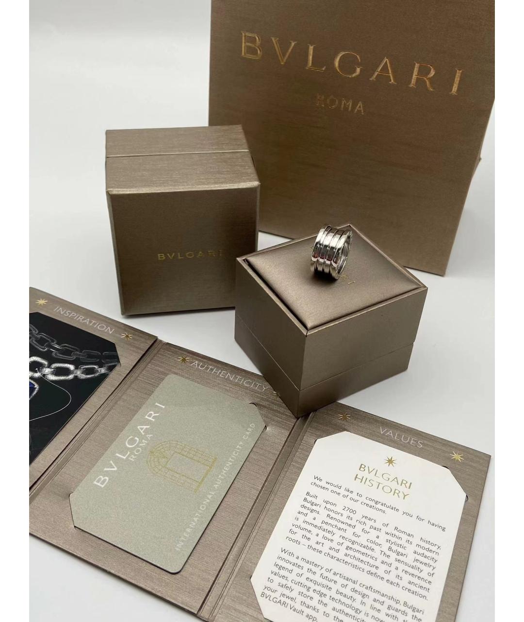 BVLGARI Серебряные серьги из белого золота, фото 5