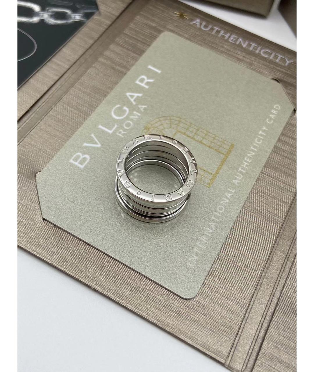 BVLGARI Серебряные серьги из белого золота, фото 4