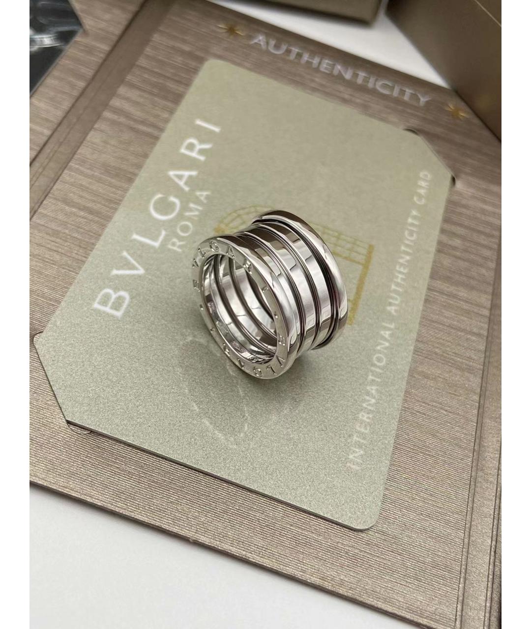 BVLGARI Серебряные серьги из белого золота, фото 2