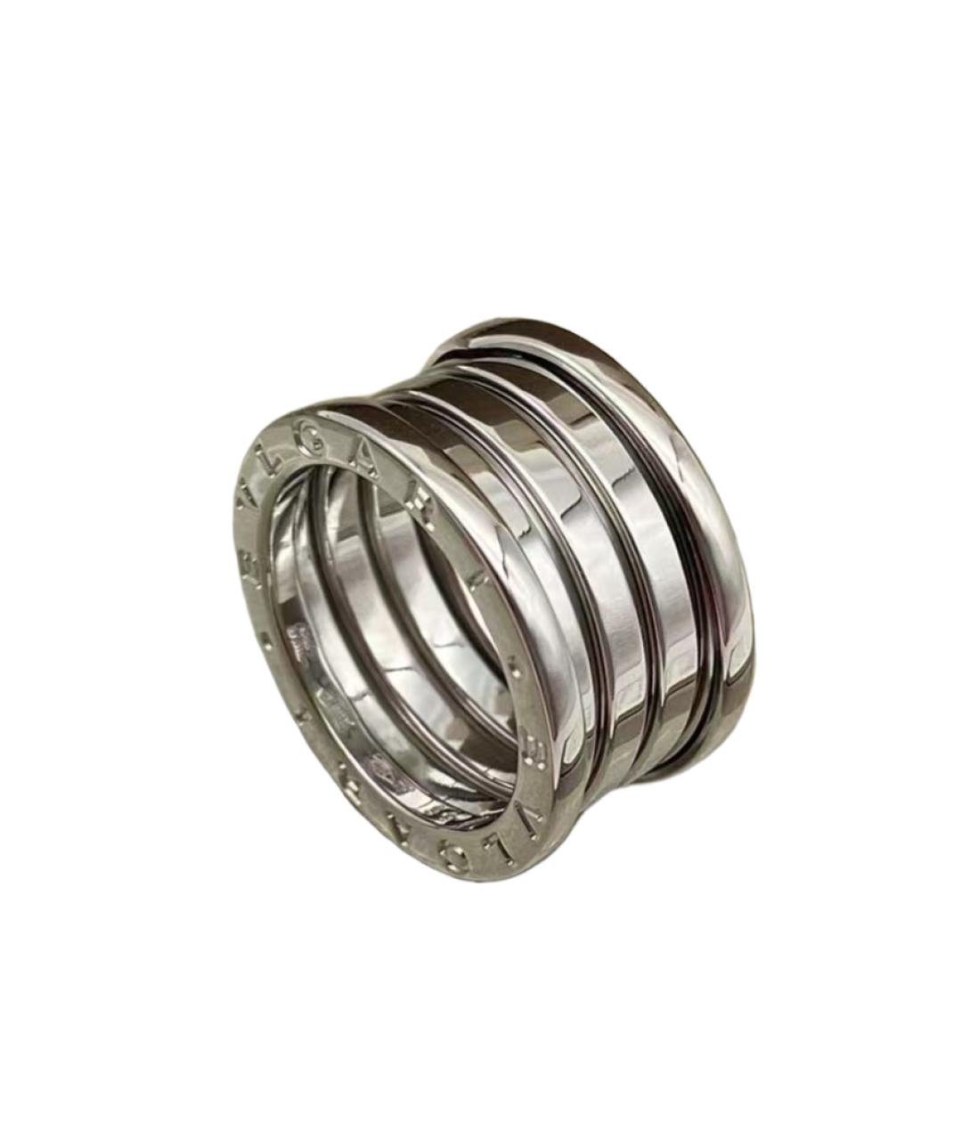 BVLGARI Серебряные серьги из белого золота, фото 1