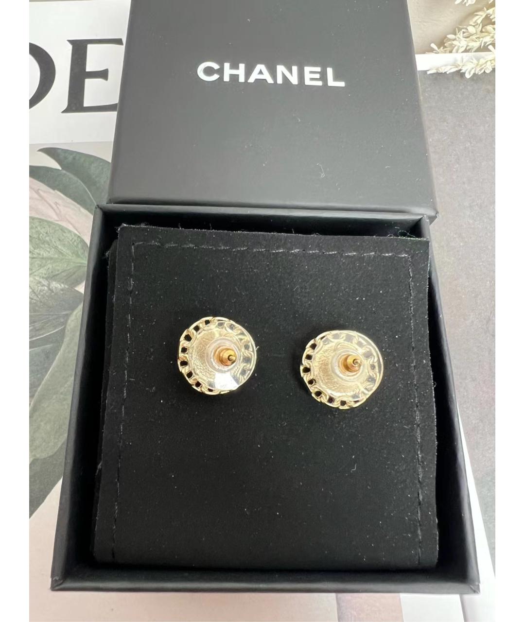 CHANEL Розовые серьги, фото 4