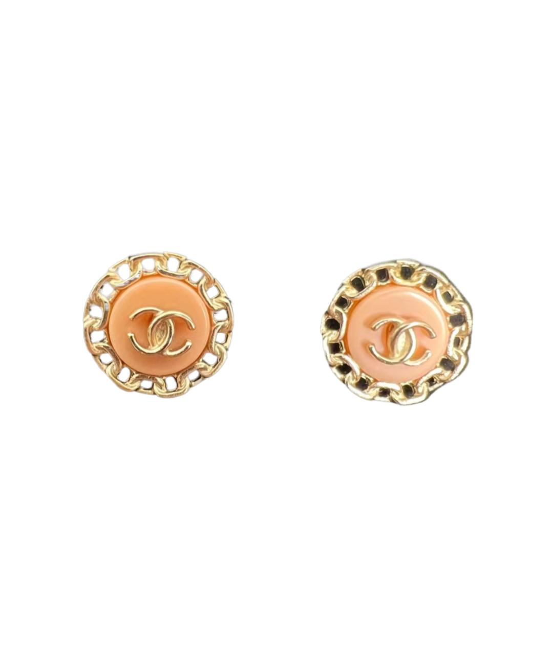 CHANEL Розовые серьги, фото 8