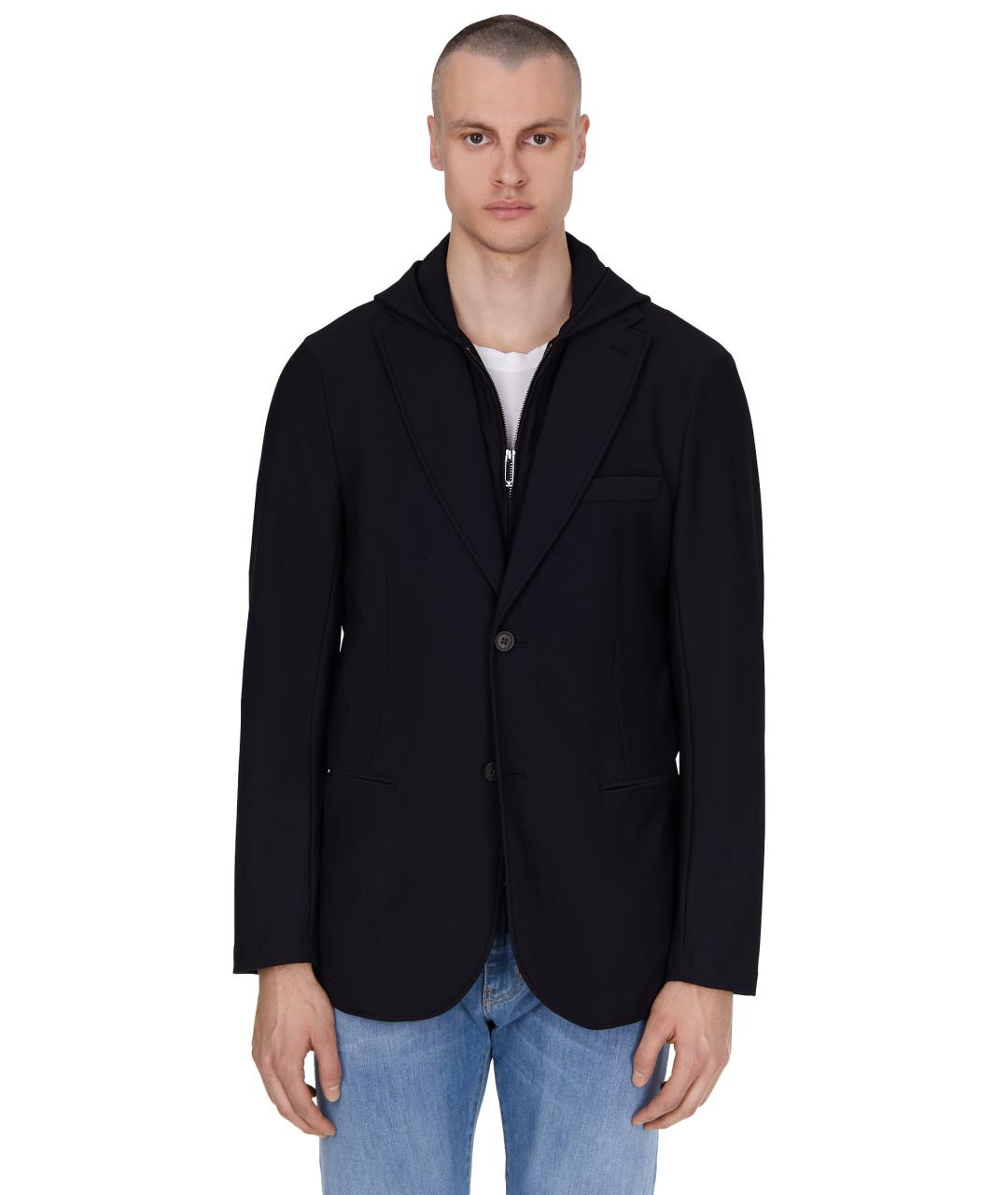 EMPORIO ARMANI Черный пиджак, фото 4