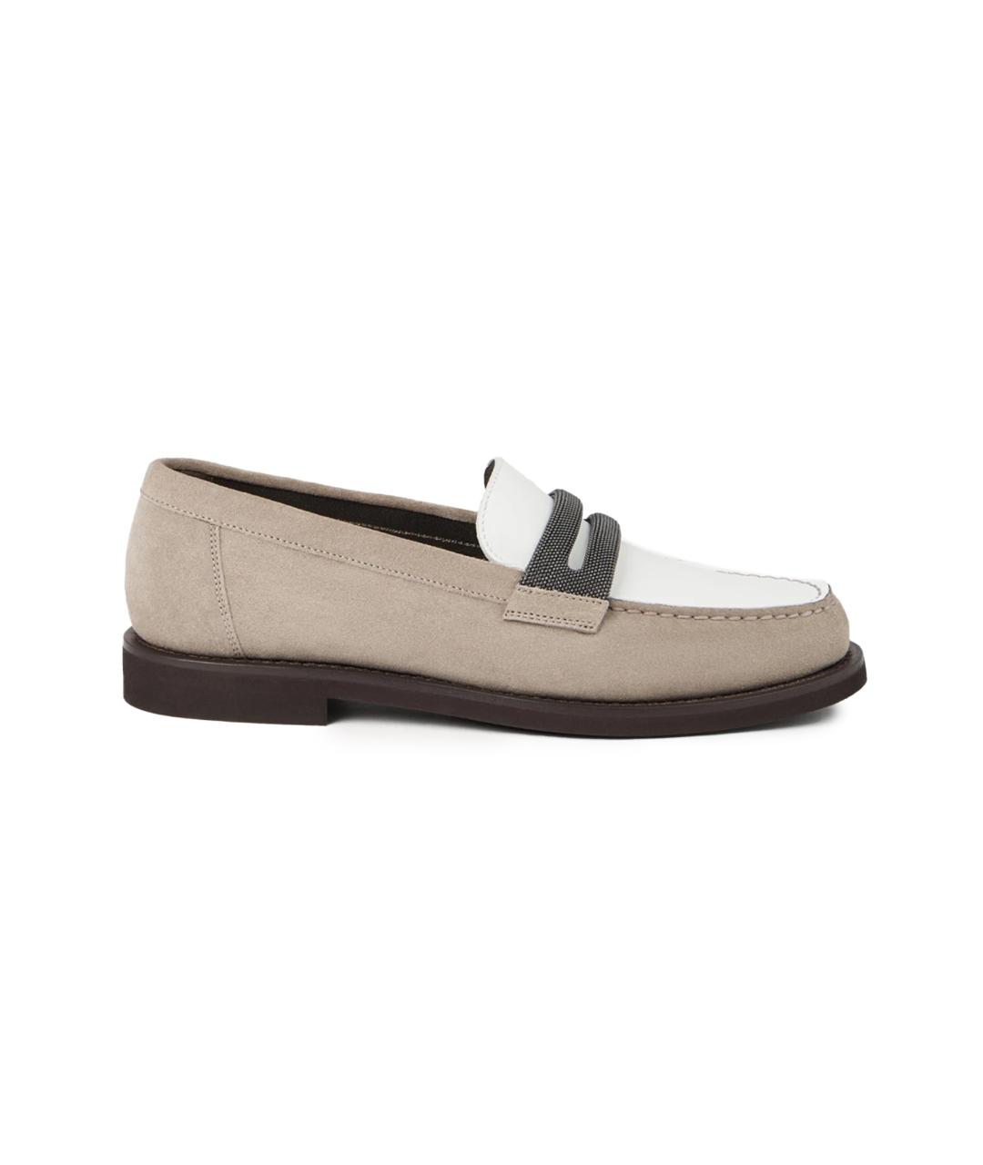 BRUNELLO CUCINELLI Мульти кожаные лоферы, фото 1