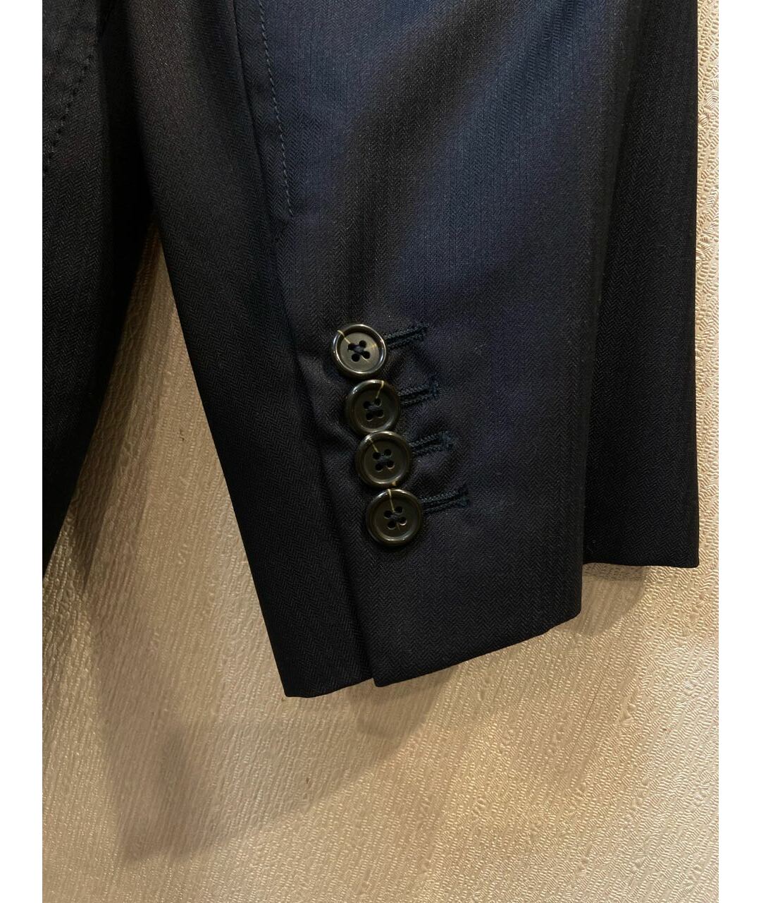 BILANCIONI Черный шерстяной пиджак, фото 8