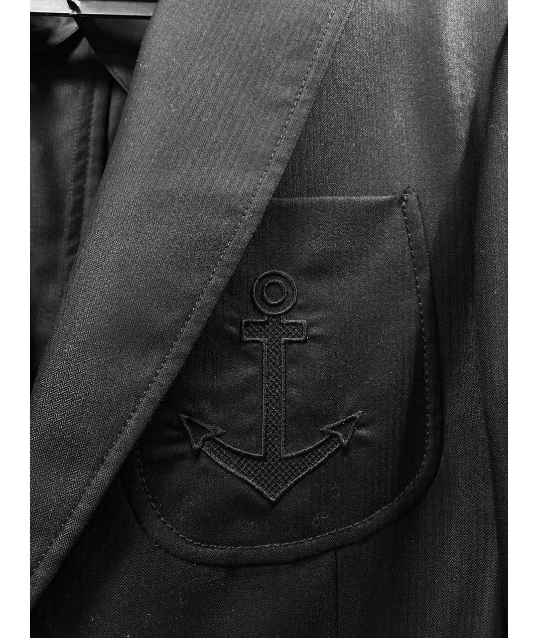 BILANCIONI Черный шерстяной пиджак, фото 2