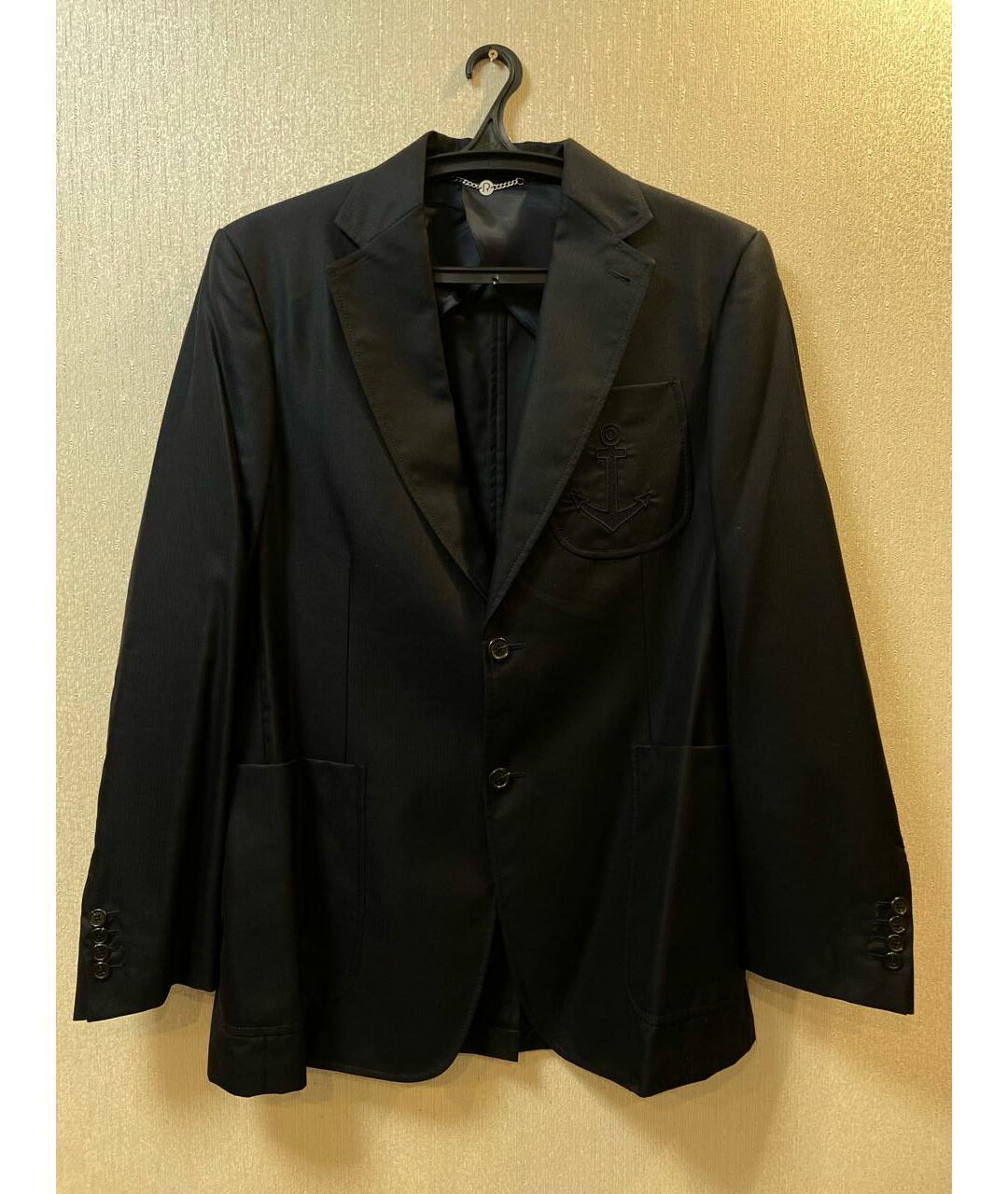 BILANCIONI Черный шерстяной пиджак, фото 9