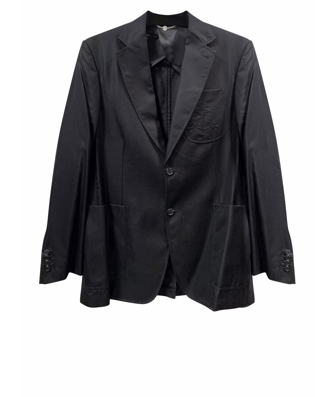 BILANCIONI Черный шерстяной пиджак, фото 1