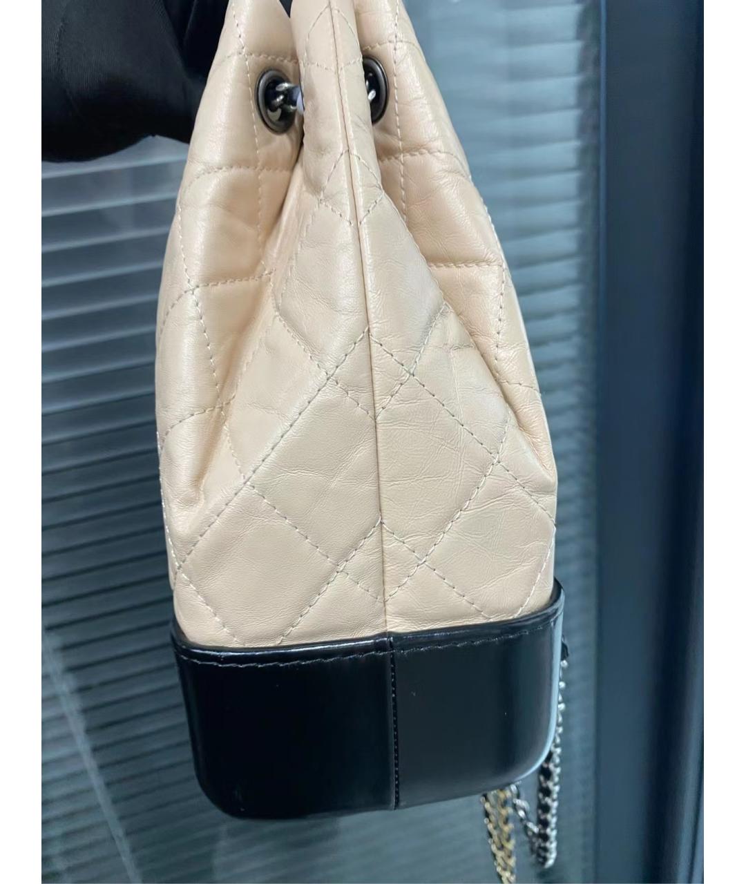 CHANEL Белый кожаный рюкзак, фото 5