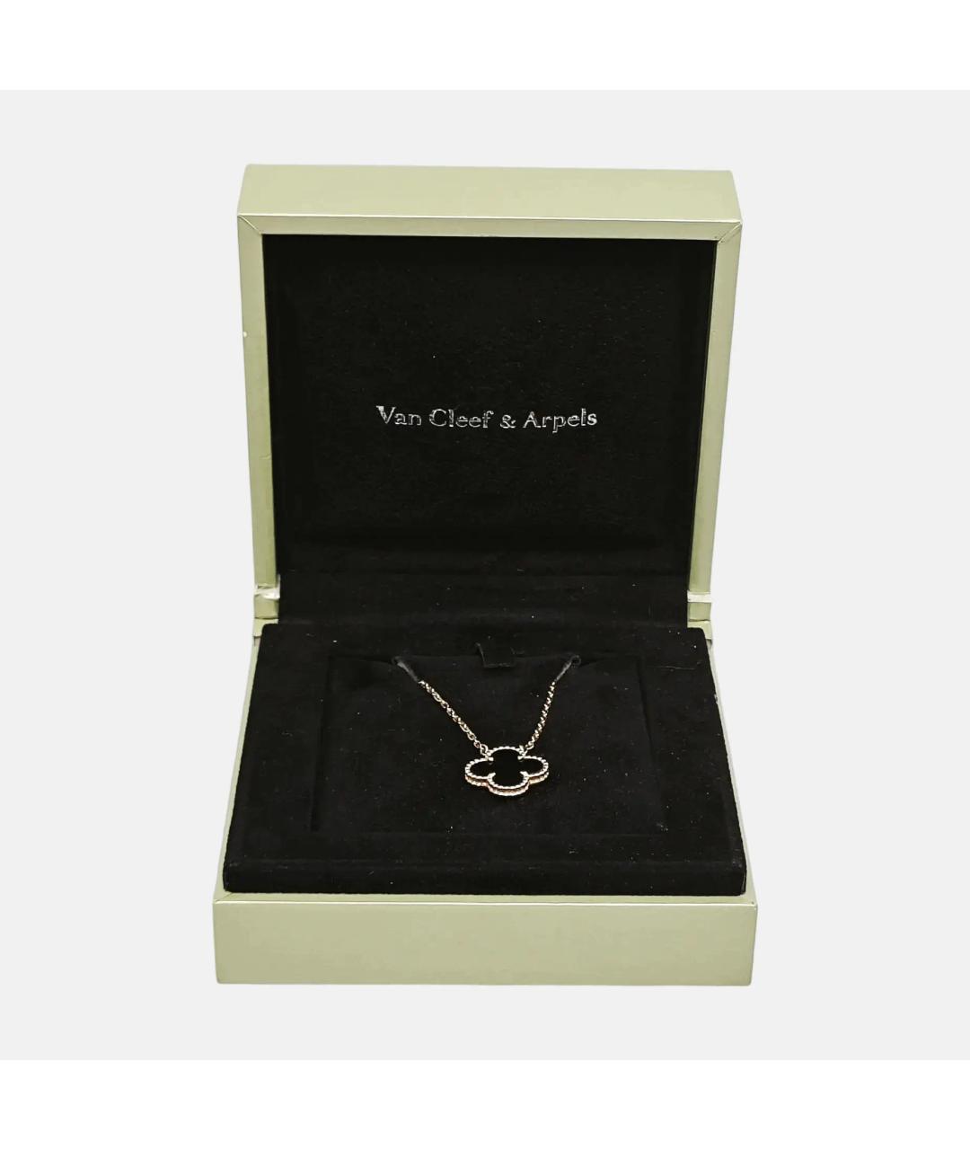VAN CLEEF & ARPELS Черная подвеска из желтого золота, фото 5