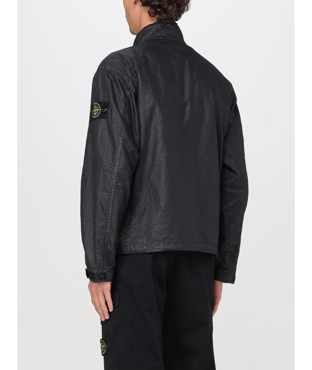 STONE ISLAND Черная куртка, фото 4
