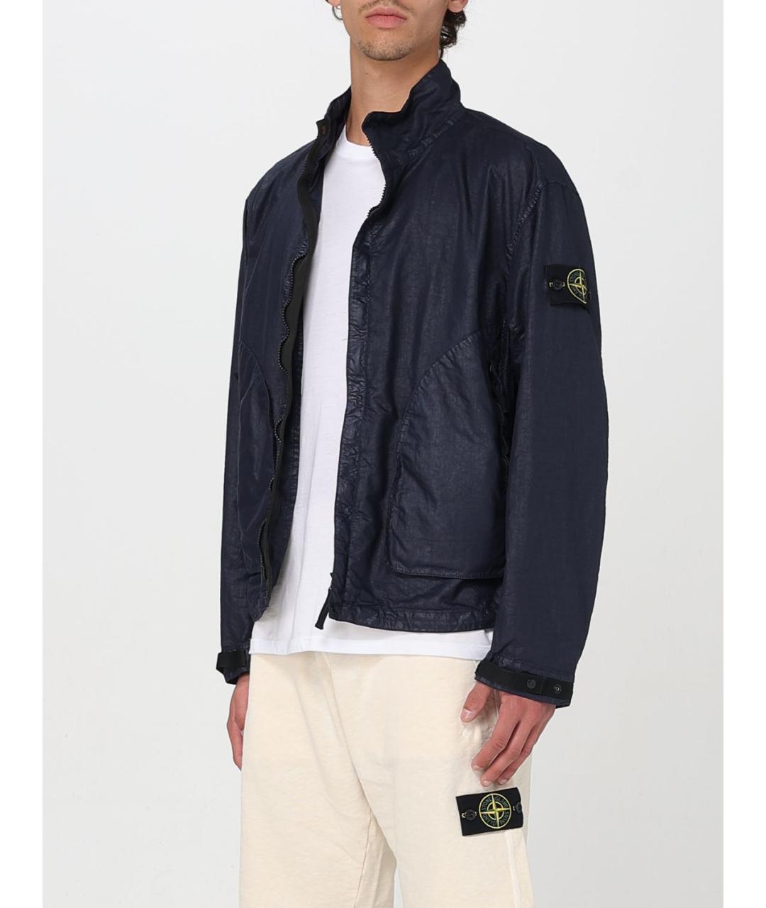 STONE ISLAND Синяя куртка, фото 4