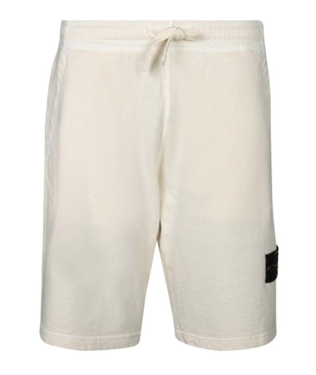 STONE ISLAND Белые шорты, фото 1