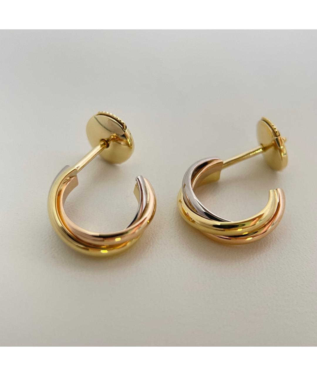 CARTIER Золотые серьги из розового золота, фото 5
