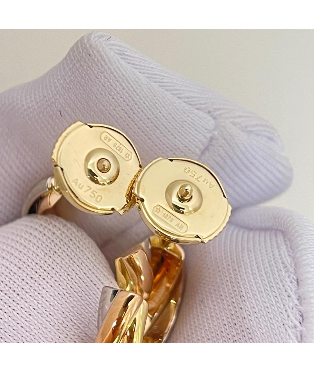 CARTIER Золотые серьги из розового золота, фото 4