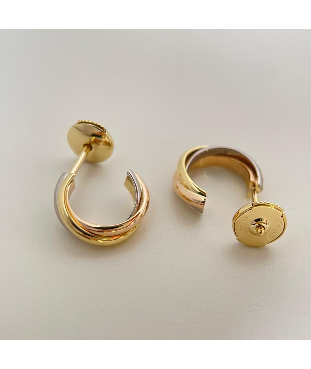CARTIER Золотые серьги из розового золота, фото 3