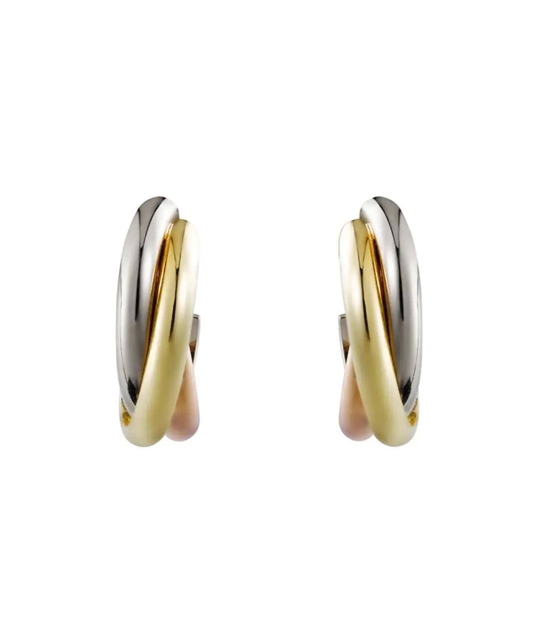 CARTIER Золотые серьги из розового золота, фото 1