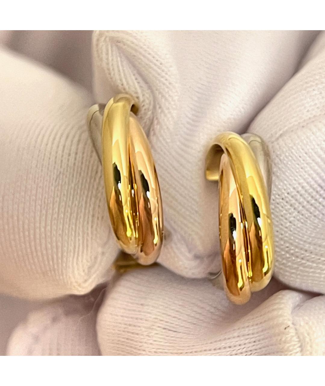 CARTIER Золотые серьги из розового золота, фото 2