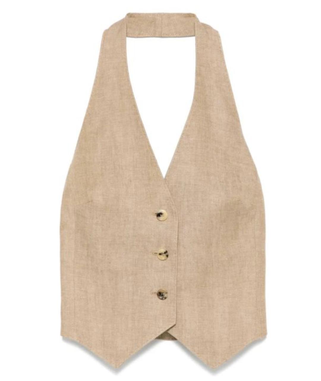 MAX MARA Бежевая жилетка, фото 1