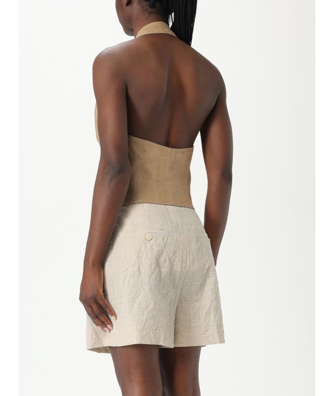 MAX MARA Бежевая жилетка, фото 4