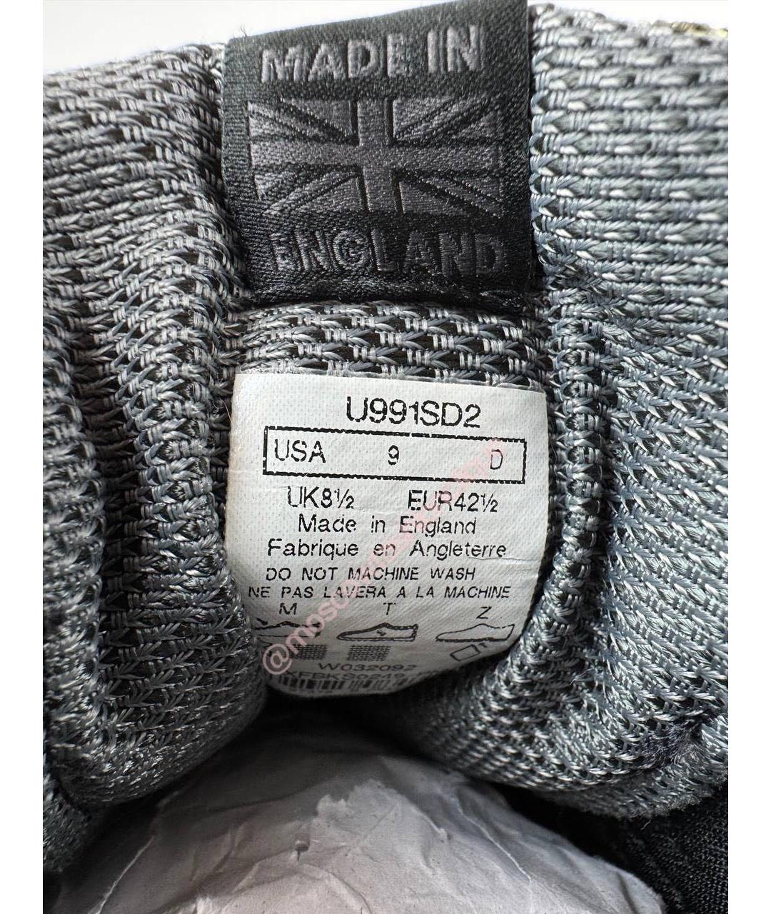 NEW BALANCE Черные низкие кроссовки / кеды, фото 5