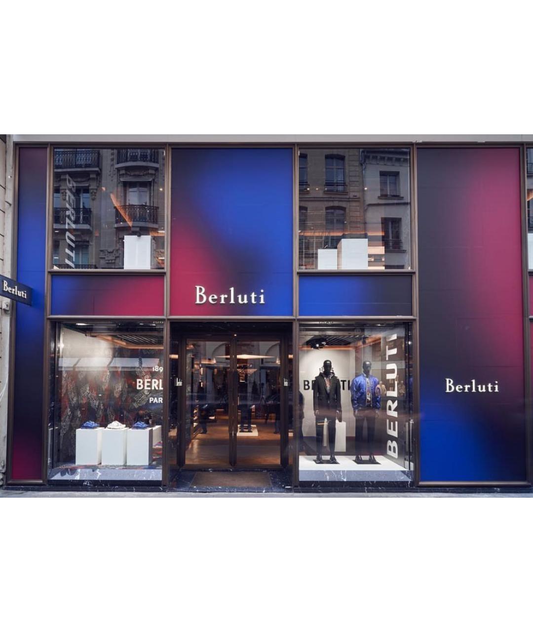 BERLUTI Бордовая льняная кэжуал рубашка, фото 8