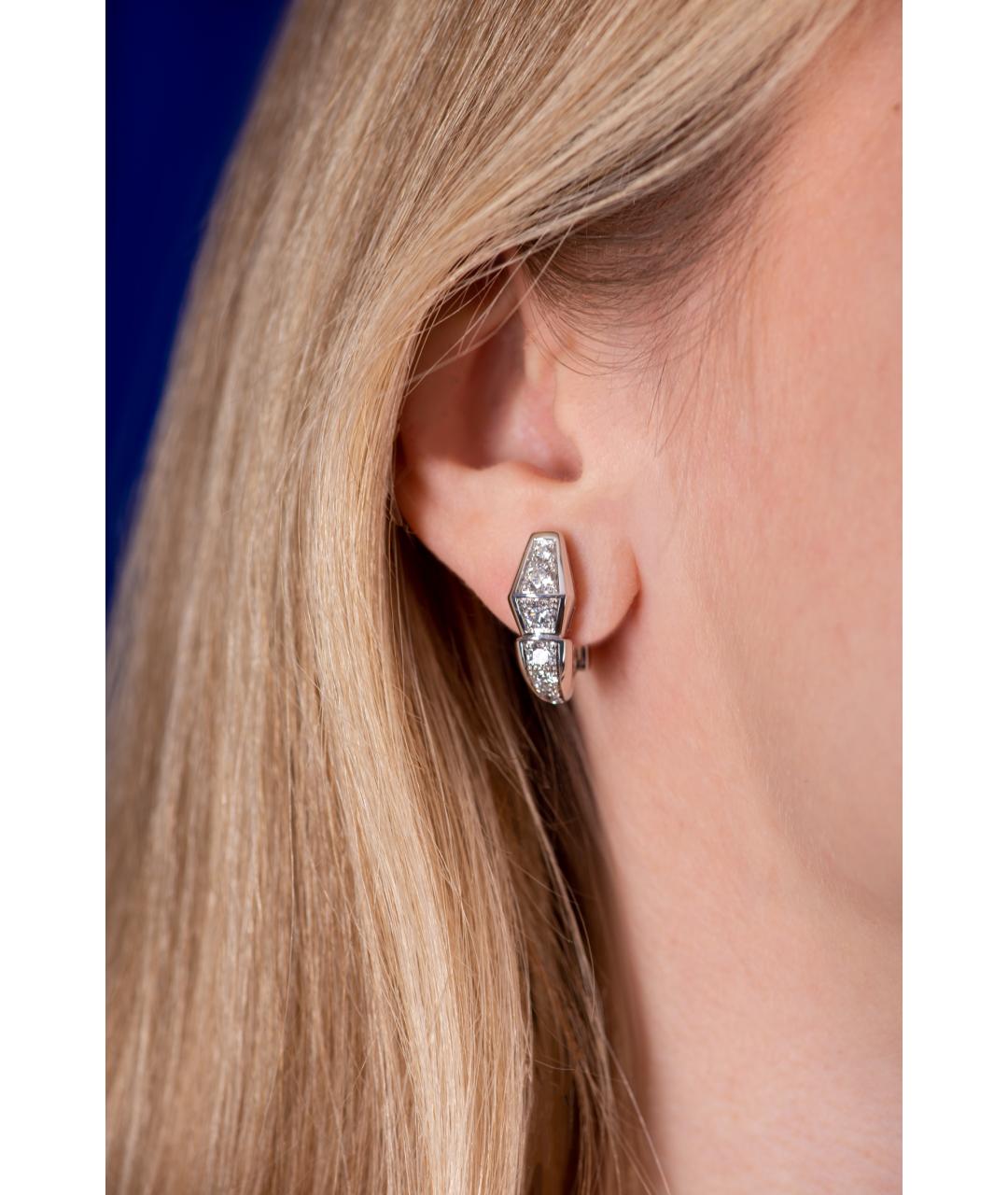 BVLGARI Серьги из белого золота, фото 2