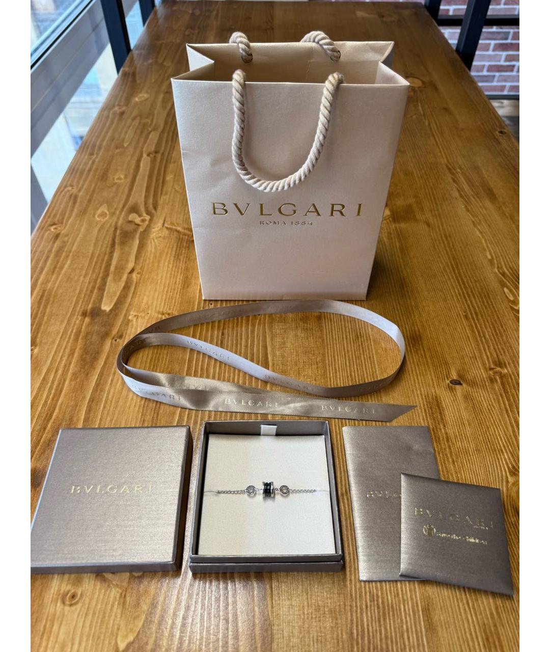 BVLGARI Серебрянный серебряный браслет, фото 4