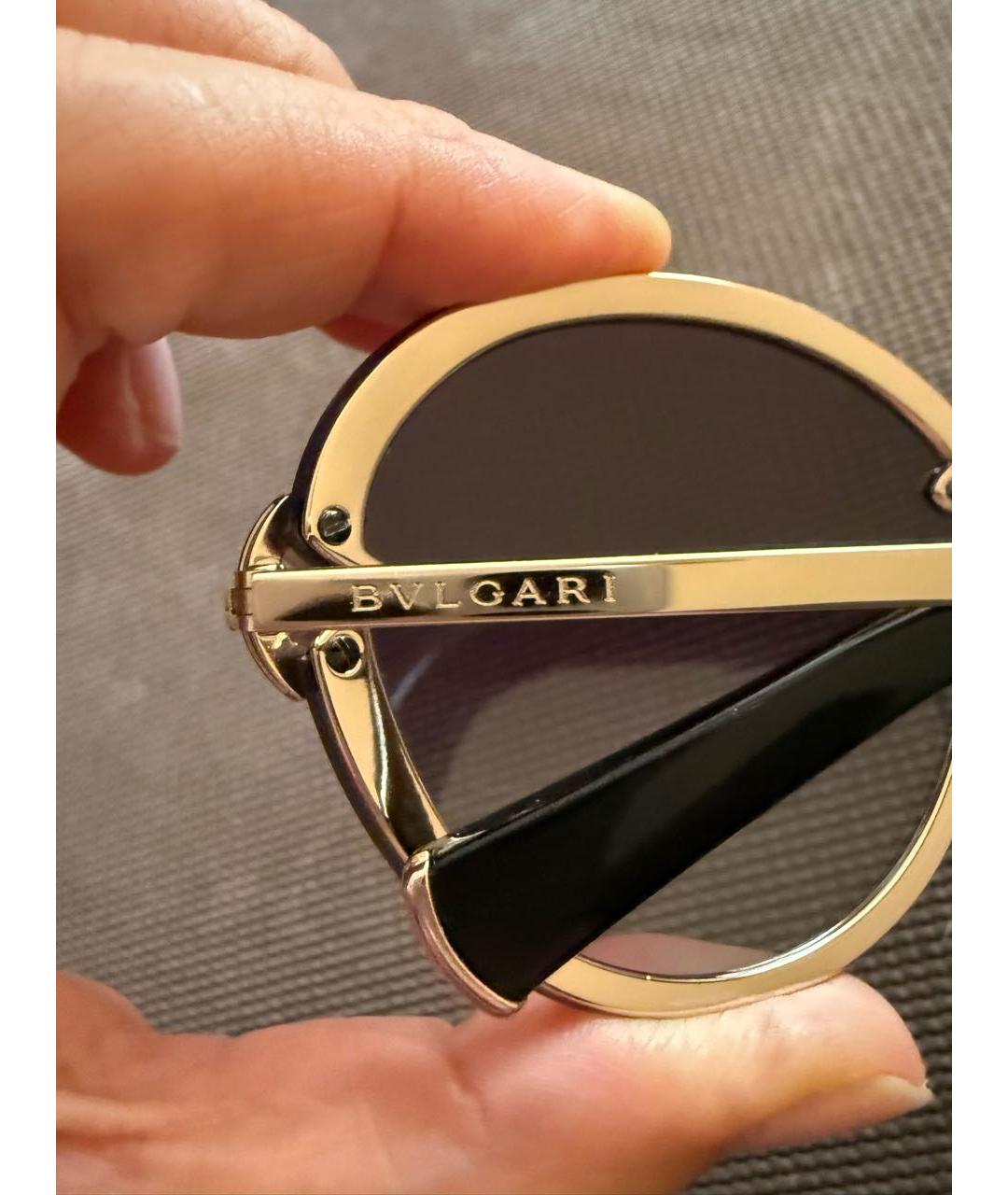 BVLGARI Коричневые солнцезащитные очки, фото 3