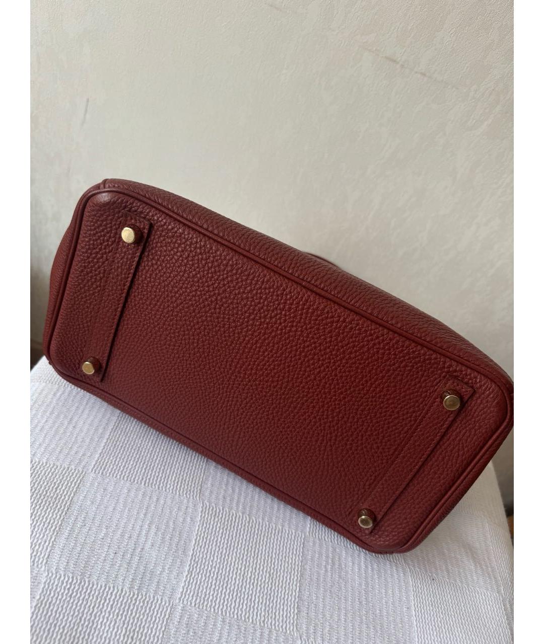 HERMES Кожаная сумка с короткими ручками, фото 7