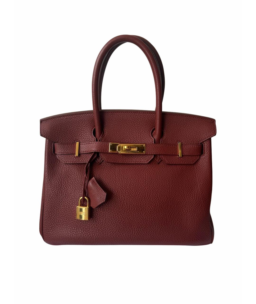 HERMES Кожаная сумка с короткими ручками, фото 1