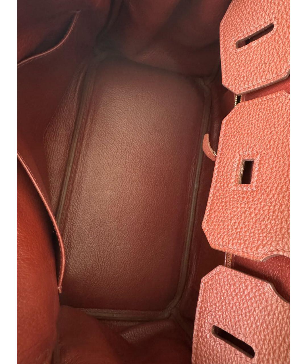 HERMES Кожаная сумка с короткими ручками, фото 8