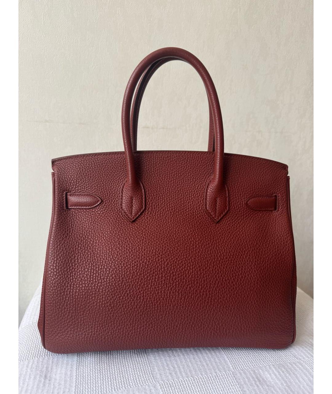 HERMES Кожаная сумка с короткими ручками, фото 2
