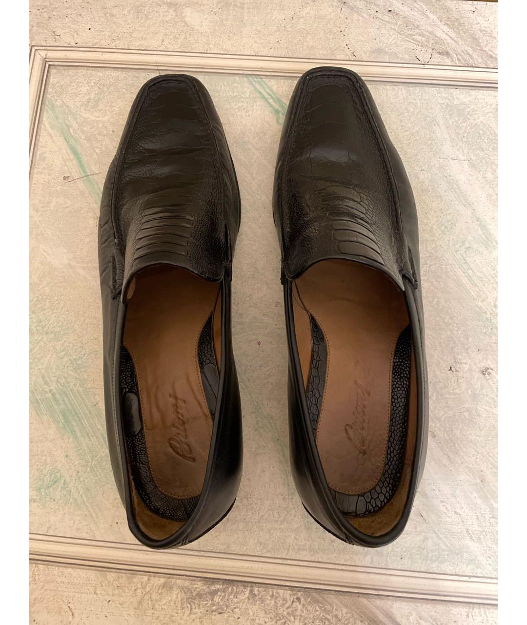 BRIONI Черные туфли из экзотической кожи, фото 3