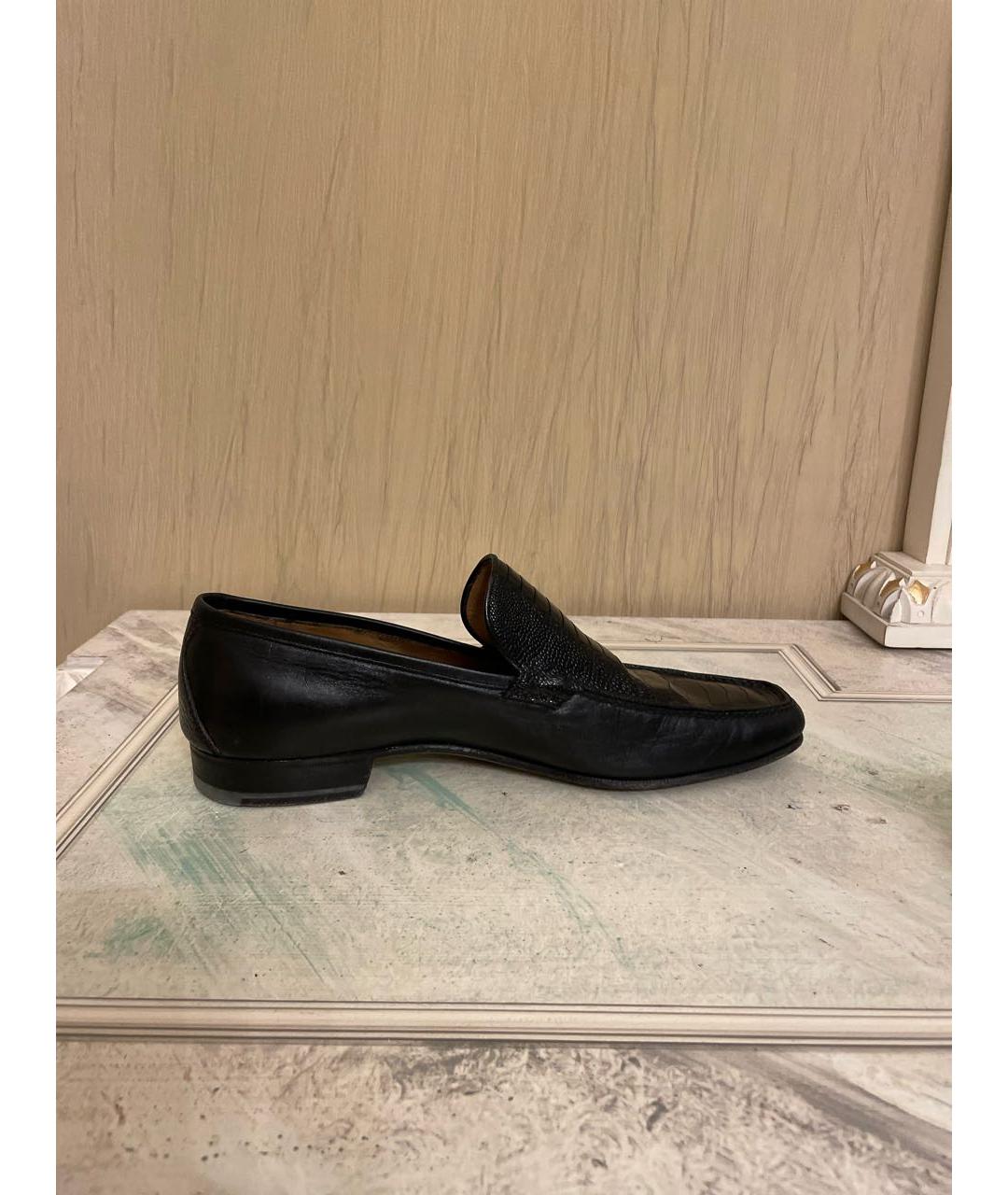 BRIONI Черные туфли из экзотической кожи, фото 7