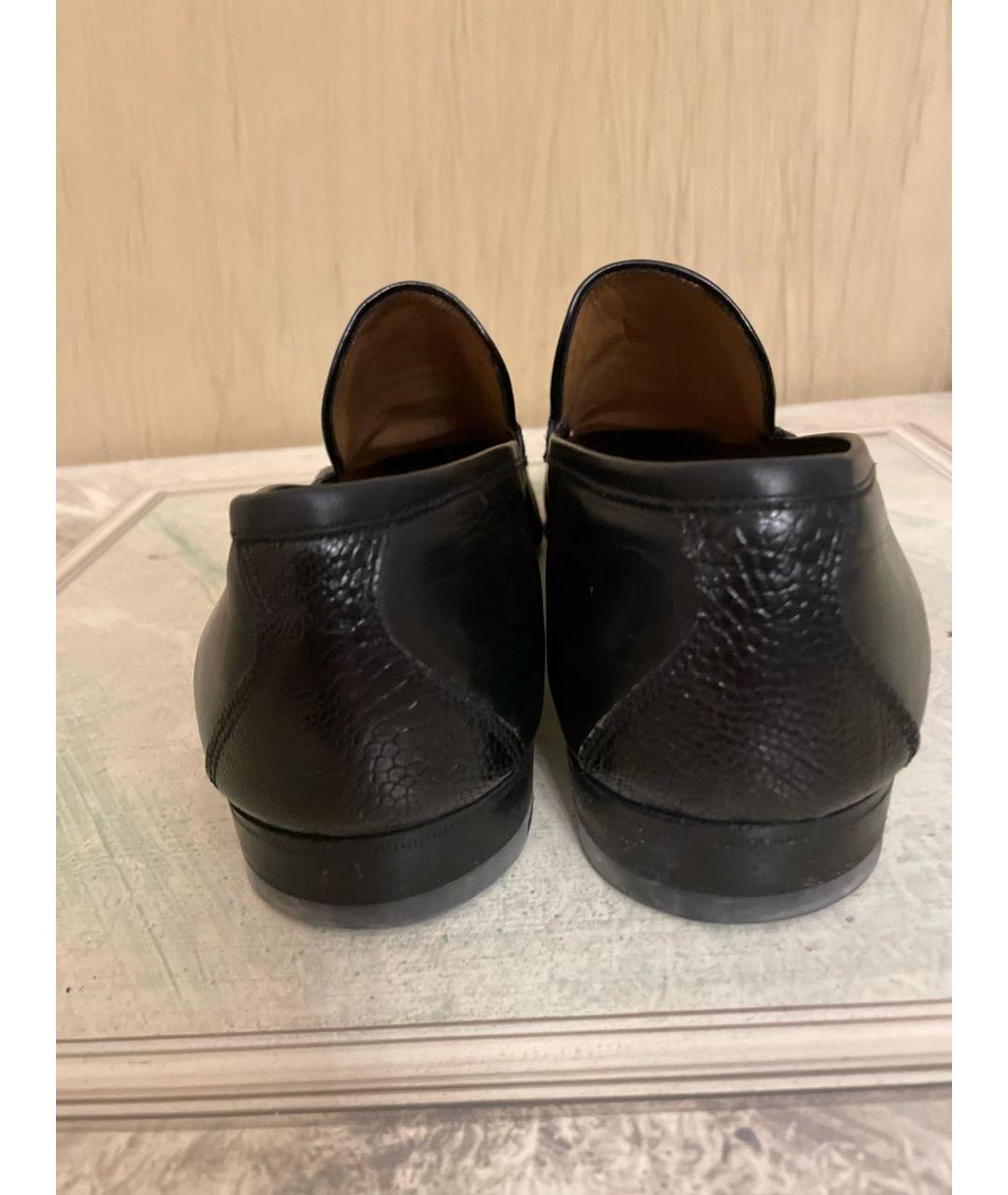 BRIONI Черные туфли из экзотической кожи, фото 4