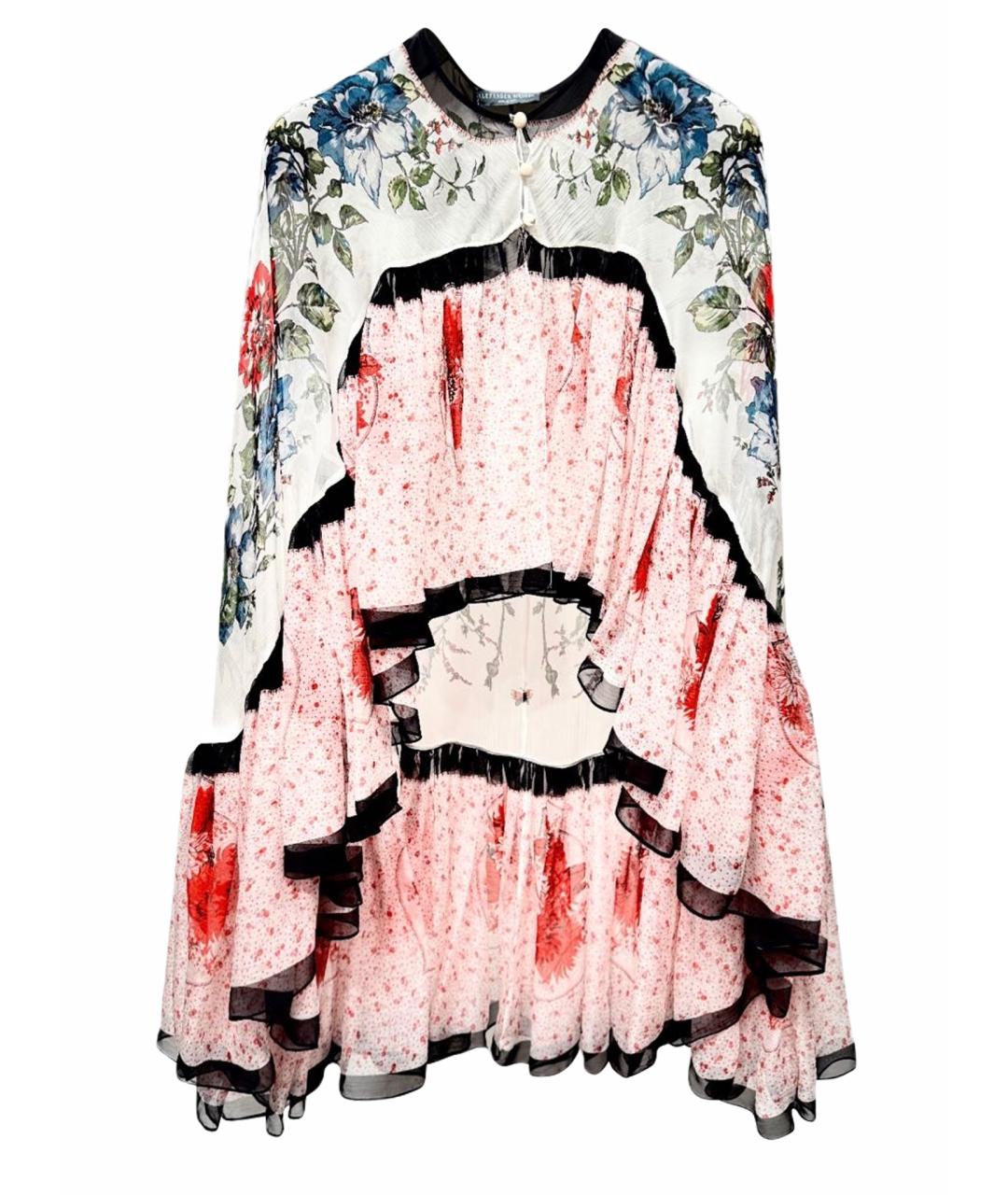 ALEXANDER MCQUEEN Мульти шелковая блузы, фото 1